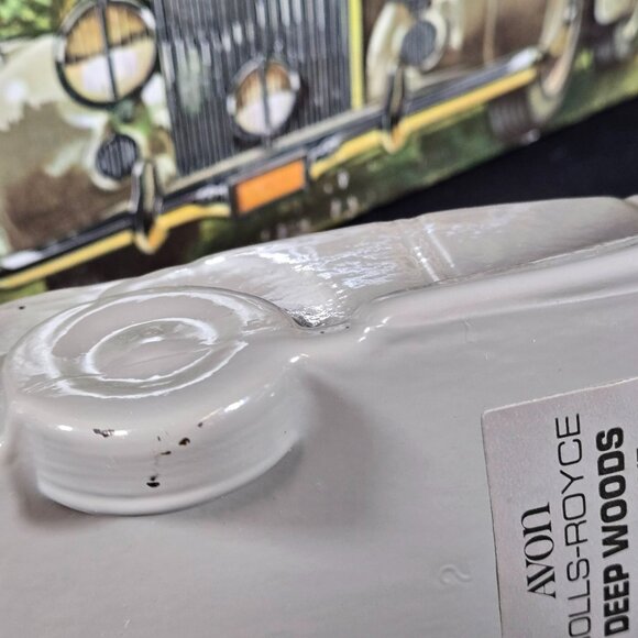 Vtg 70s Avon Bottle Decanter Rolls-Royce Silver Wraith Mostly Full -Display Only - Picture 8 of 13